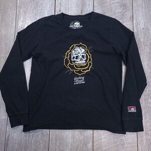 Lurking Class Shirt Womens Medium Black Thorn Embroidered Long Sleeve T-Shirt